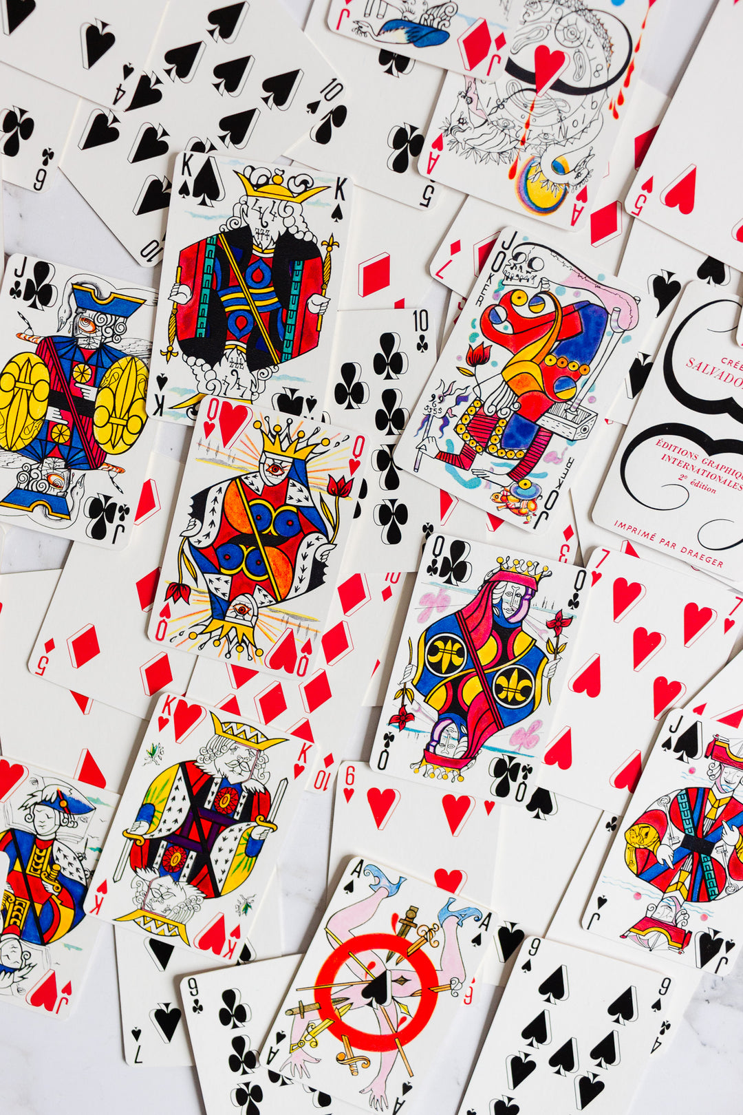 rare vintage Salvador dali card set