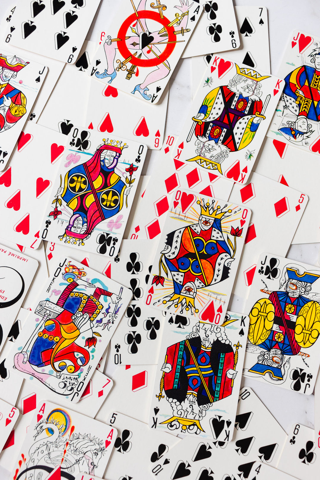 rare vintage Salvador dali card set