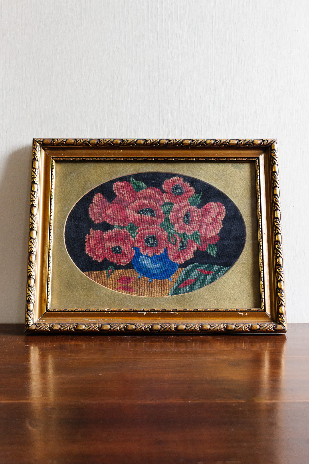 broderie de coquelicots