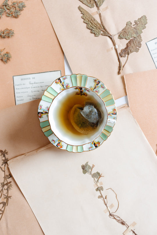 art deco royal albert hand painted teacup