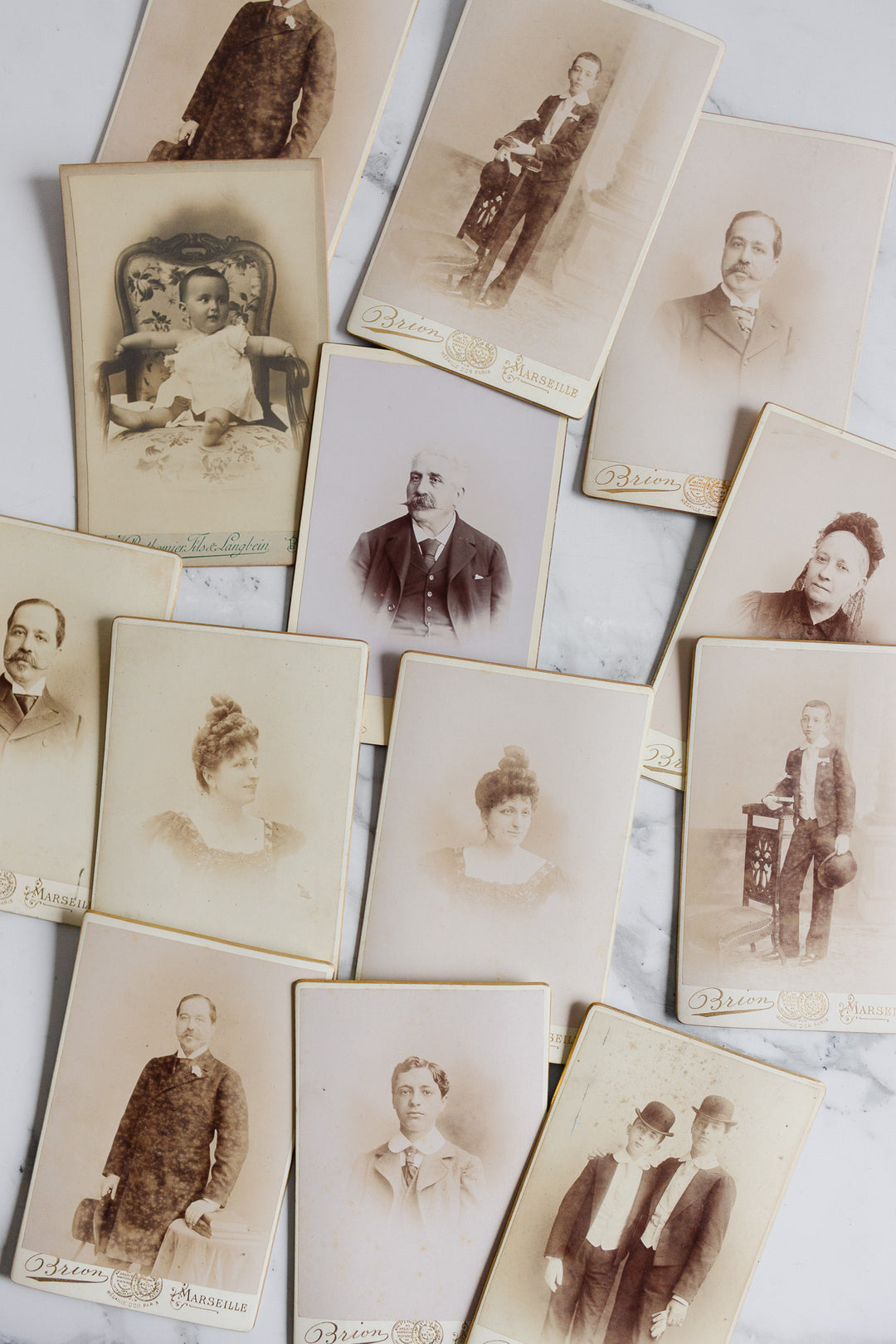 antique french photographer’s portrait box