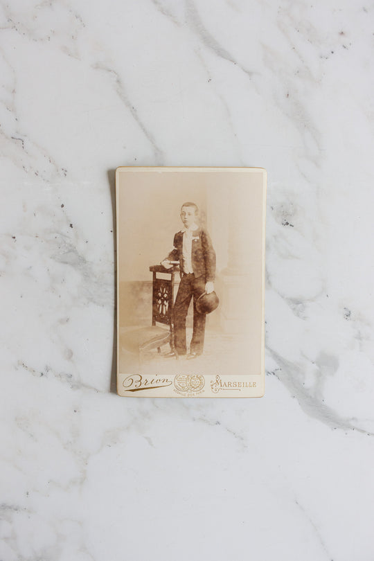 antique french photographer’s portrait box