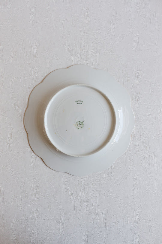 antique french limoges hand painted pheasant plate