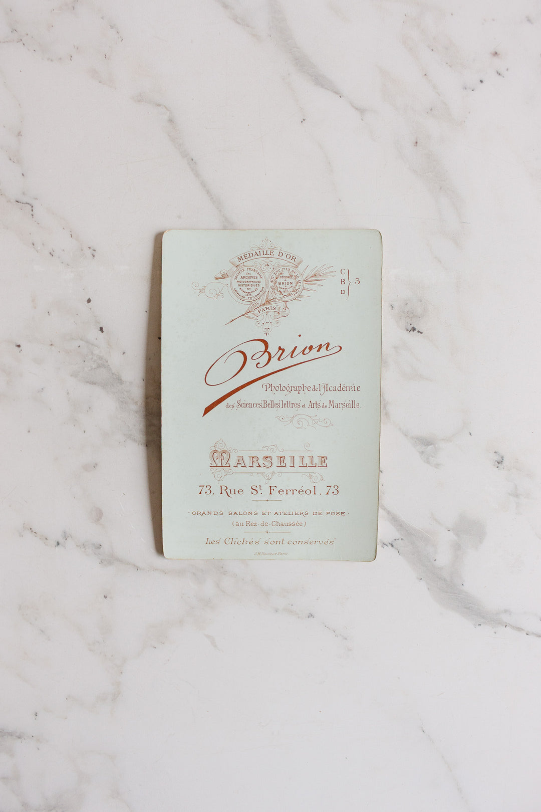 antique french photographer’s portrait box