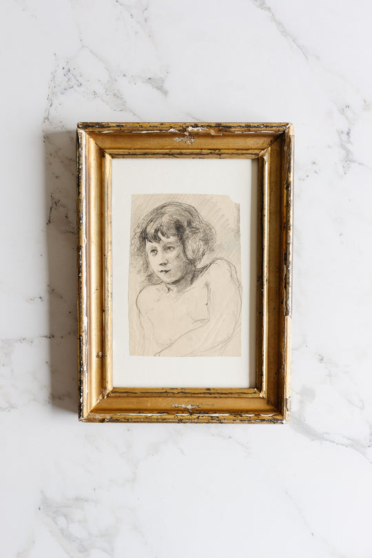 la fille en crayon