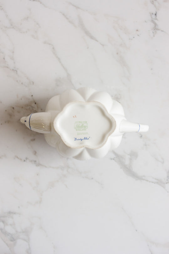 rare vintage shelley dainty blue tea set