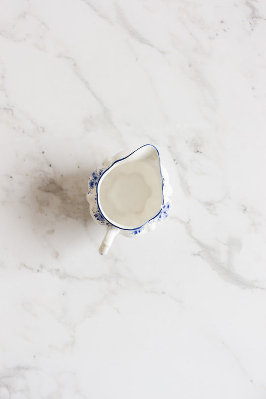 rare vintage shelley dainty blue tea set