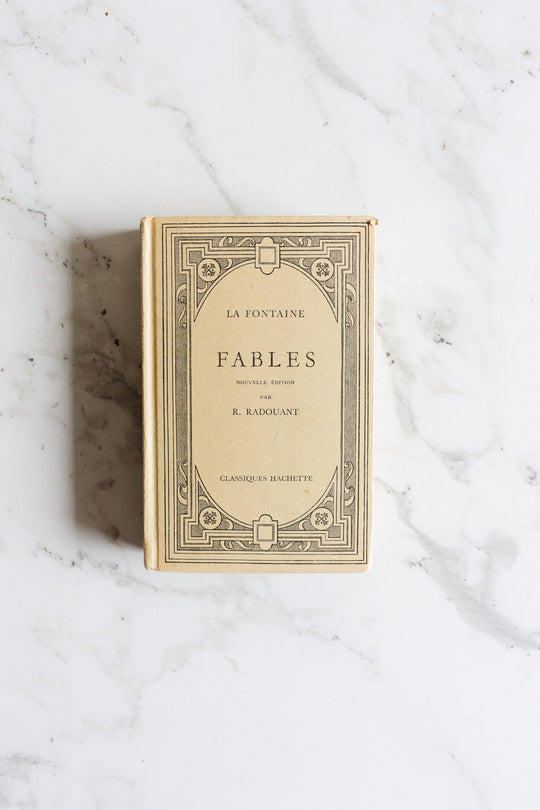 1929 french school edition — fables by jean de la fontaine