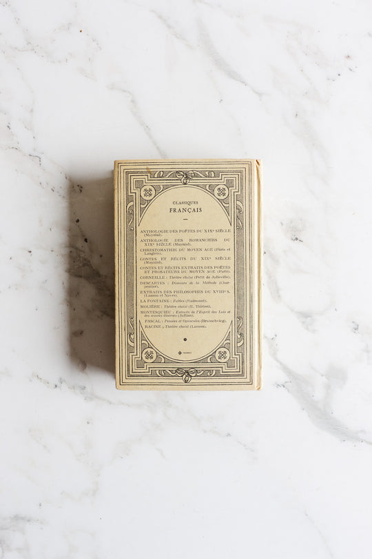 1929 french school edition — fables by jean de la fontaine