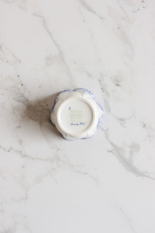 rare vintage shelley dainty blue tea set