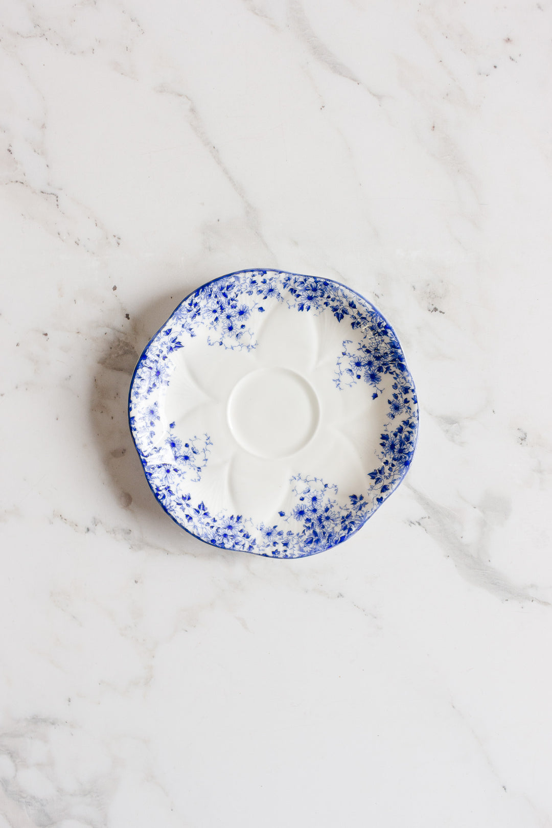 rare vintage shelley dainty blue tea set