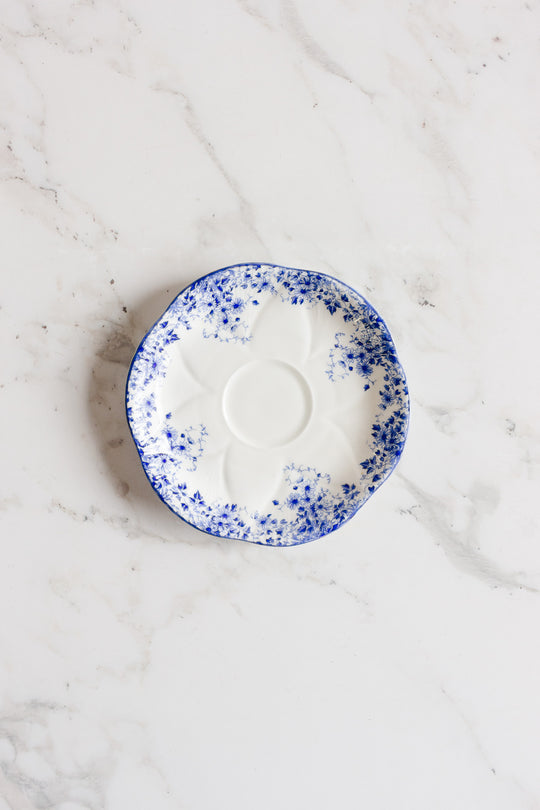 rare vintage shelley dainty blue tea set