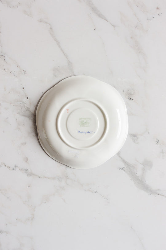 rare vintage shelley dainty blue tea set