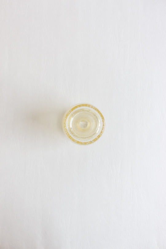 vintage french hand blown yellow glass soliflore vase