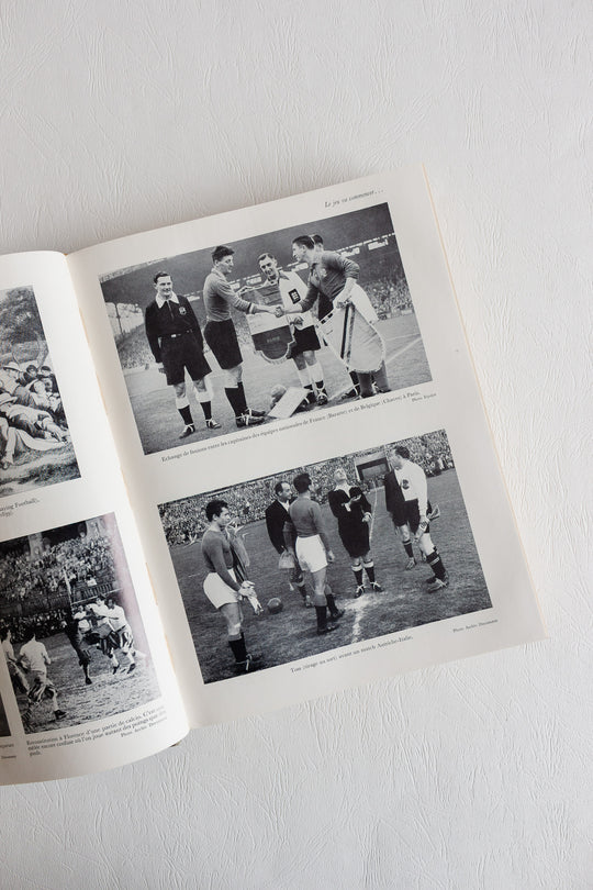 "le football" midcentury french coffee table books: volumes 1 and 2