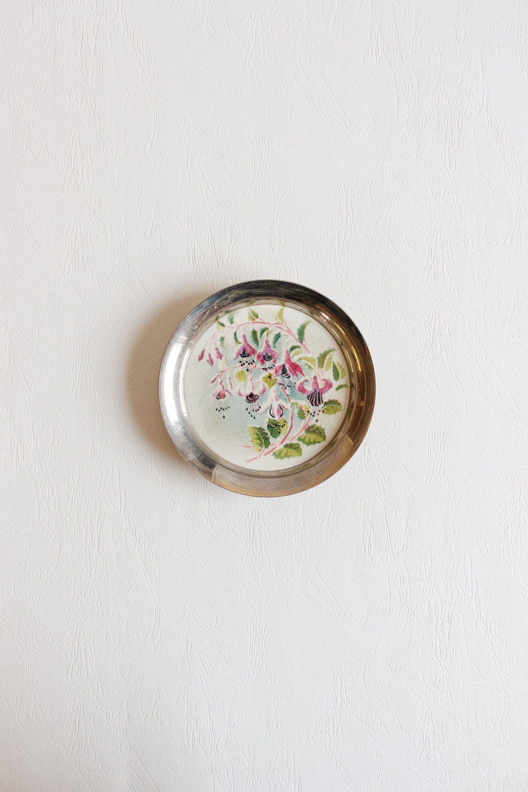 antique french hand painted "sous bouteille"