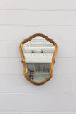 midcentury french baroque style gilt mirror