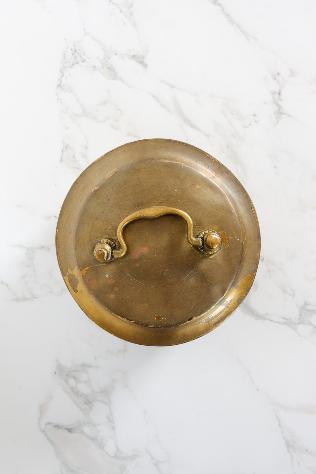 vintage french brass trinket box