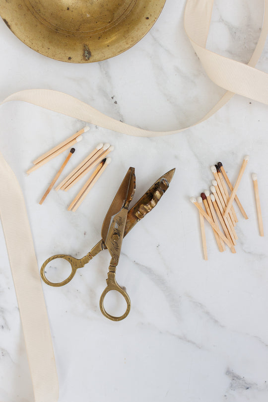 vintage french "ciseaux" candle snuffer i