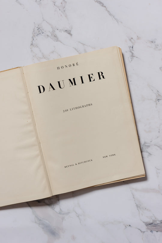 Honoré Daumier 240 lithographs 1946 folio