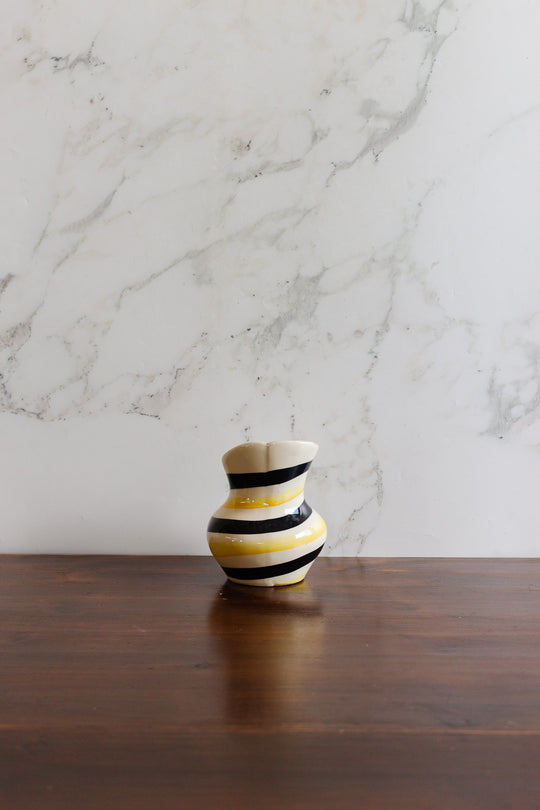 vintage french "poët-laval poterie" vase