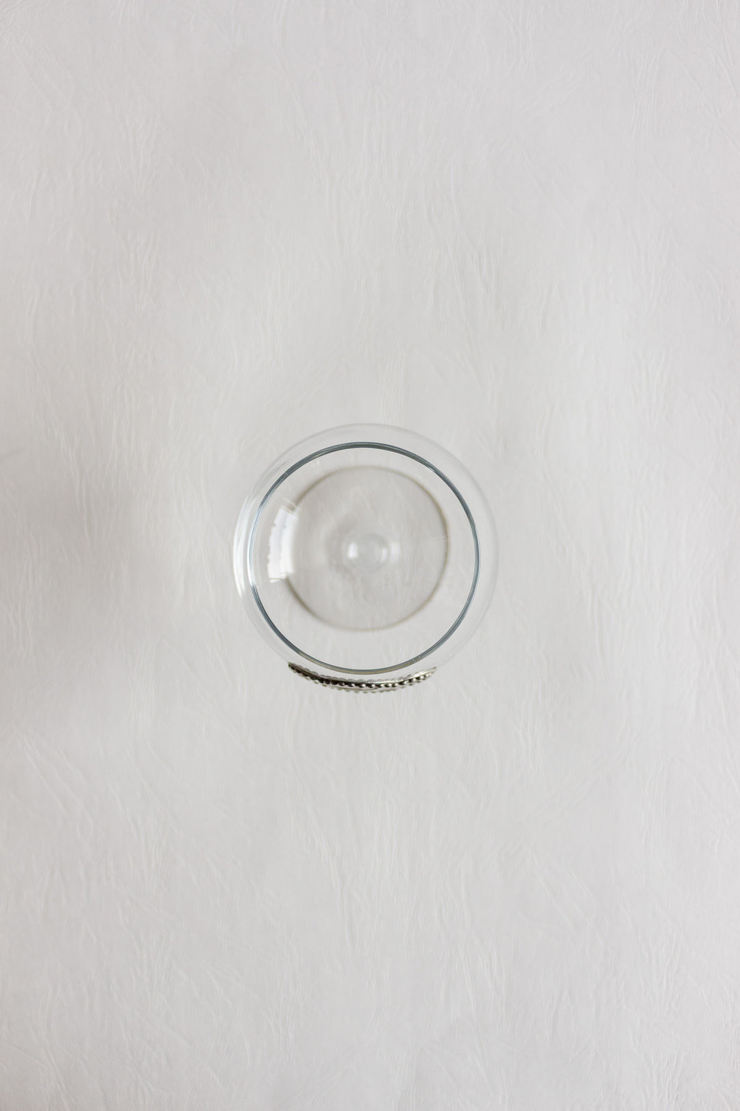 vintage french "moi" tulip style glass