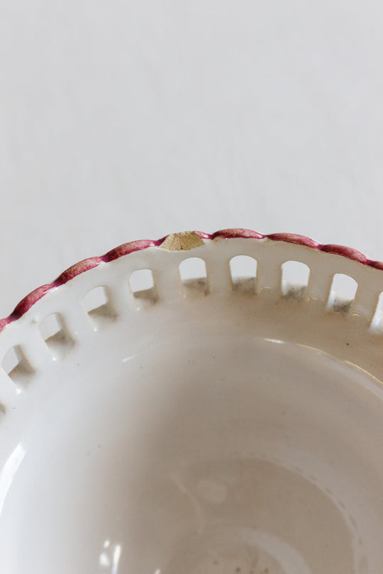 vintage french "boîte bonbonnière" with bird finial
