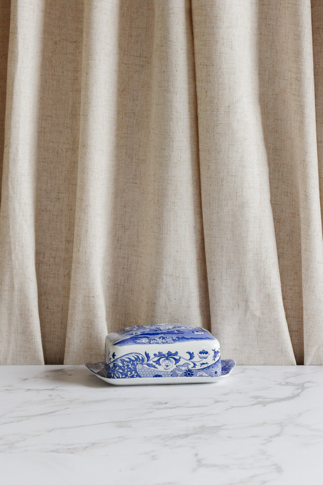 spode england "italian" covered butter dish