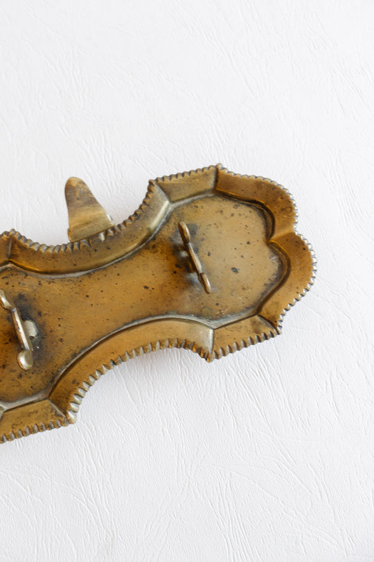 rare 18th century french cast brass snuffer with tray
