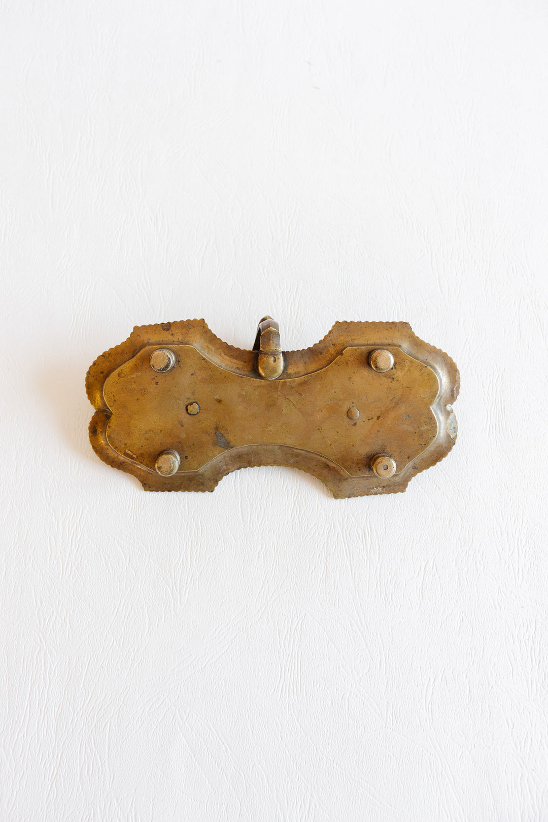 rare 18th century french cast brass snuffer with tray