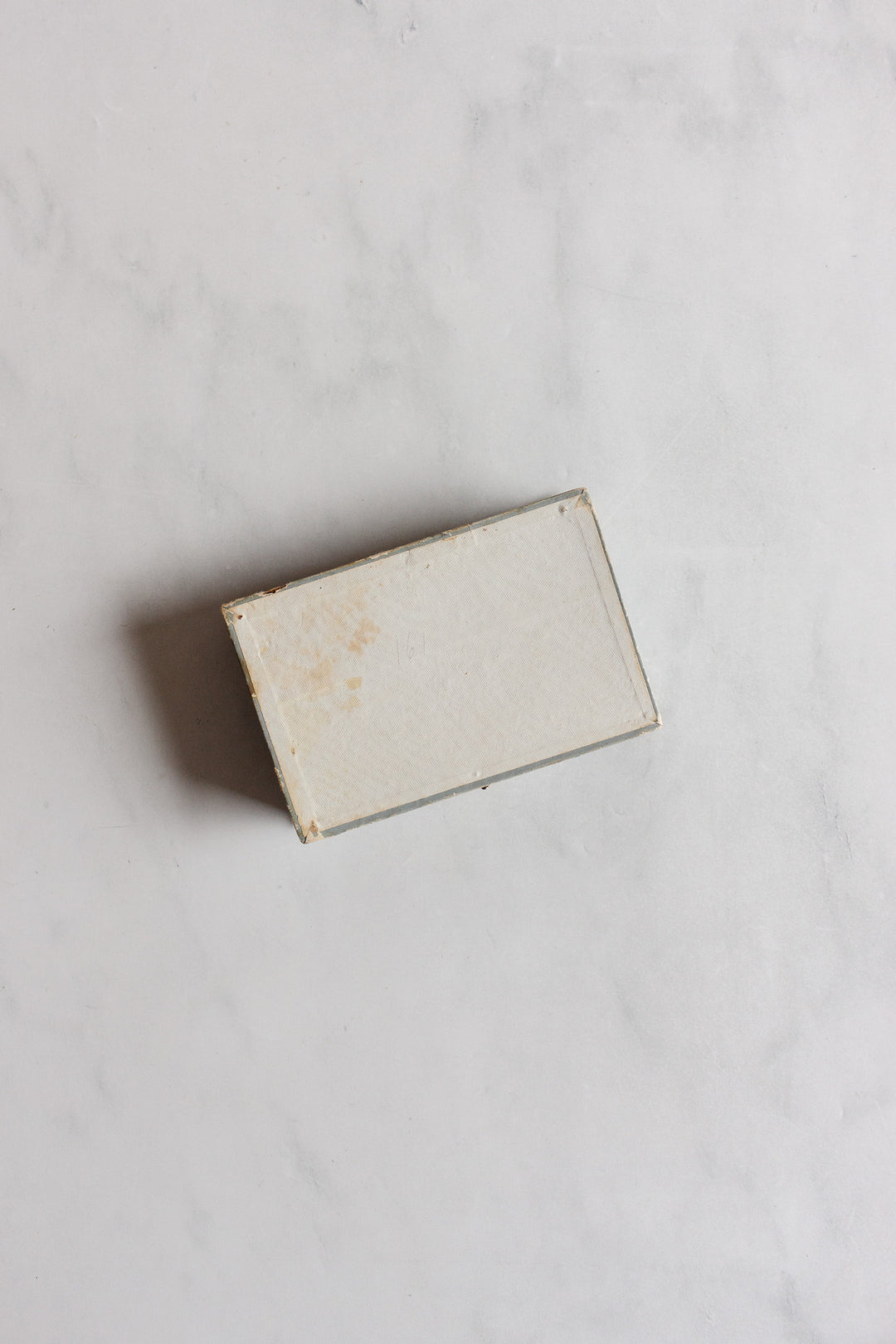 antique french ivory sewing kit in mirrored box