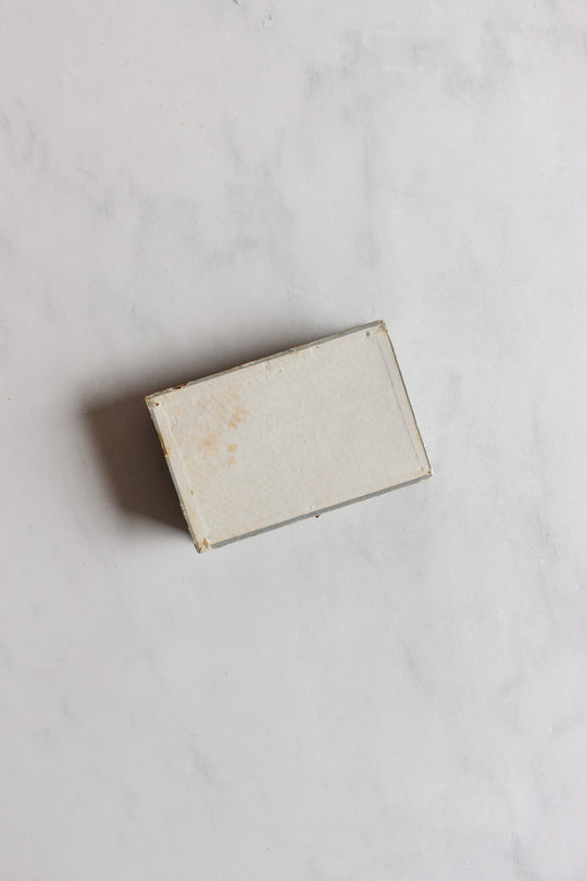 antique french ivory sewing kit in mirrored box