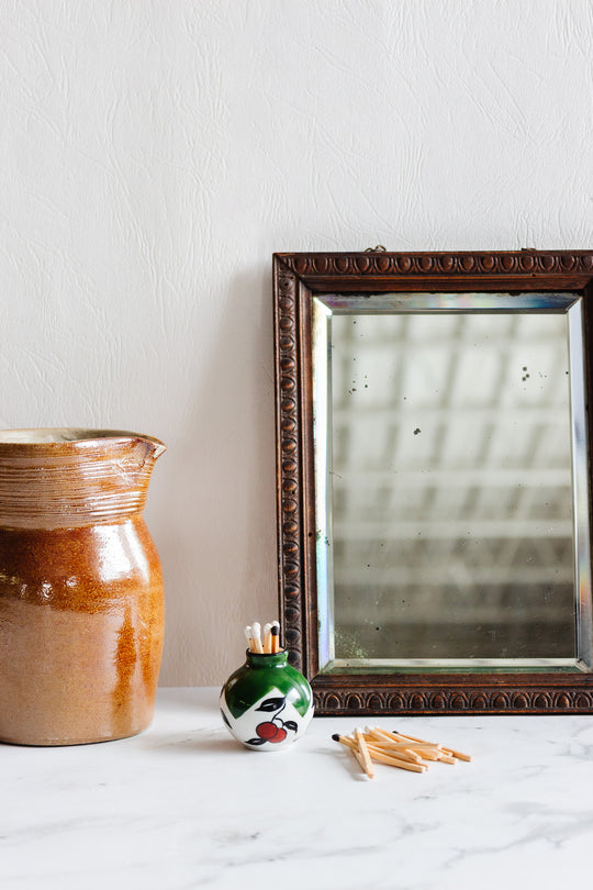 1920s limoges petite vase "avec cerises"