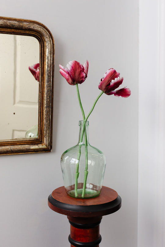 vintage french glass demijohn