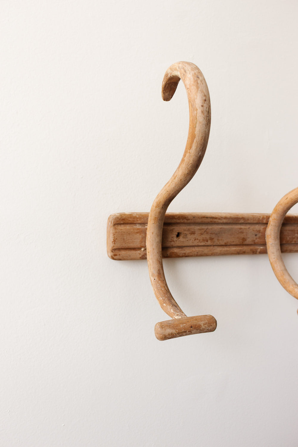 vintage french thonet inspired bentwood coat hooks