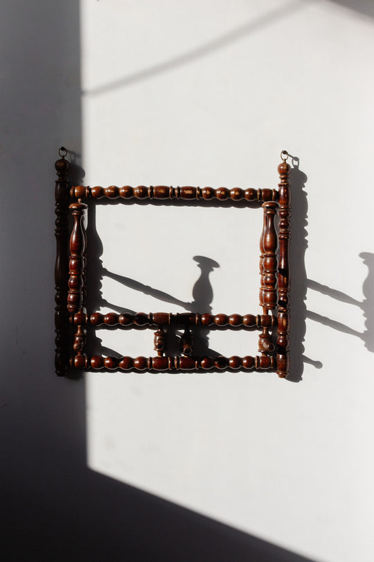 18th century Napoleon III Victorian bobbin-turned hat rack