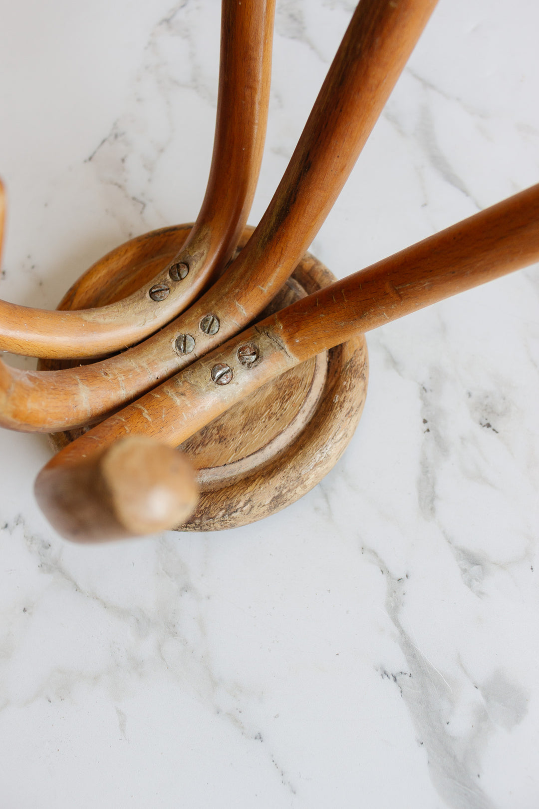 midcentury french thonet style bentwood hat rack