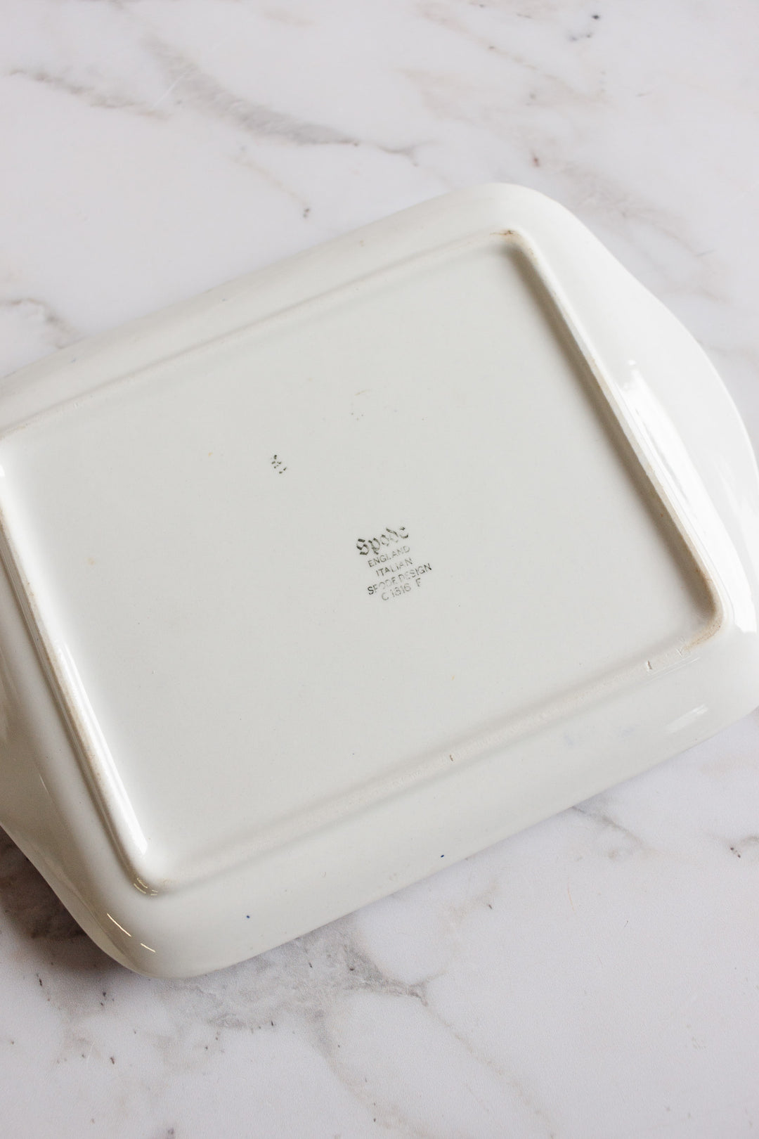 spode england "italian" covered butter dish