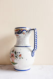 antique French Rouen pottery pitcher