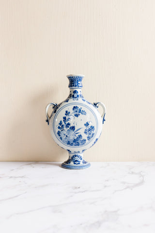 19th century Joost Thooft & Labouchere for Porceleyne Fles Delft ware vase