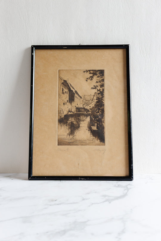 historische häuser am wasser