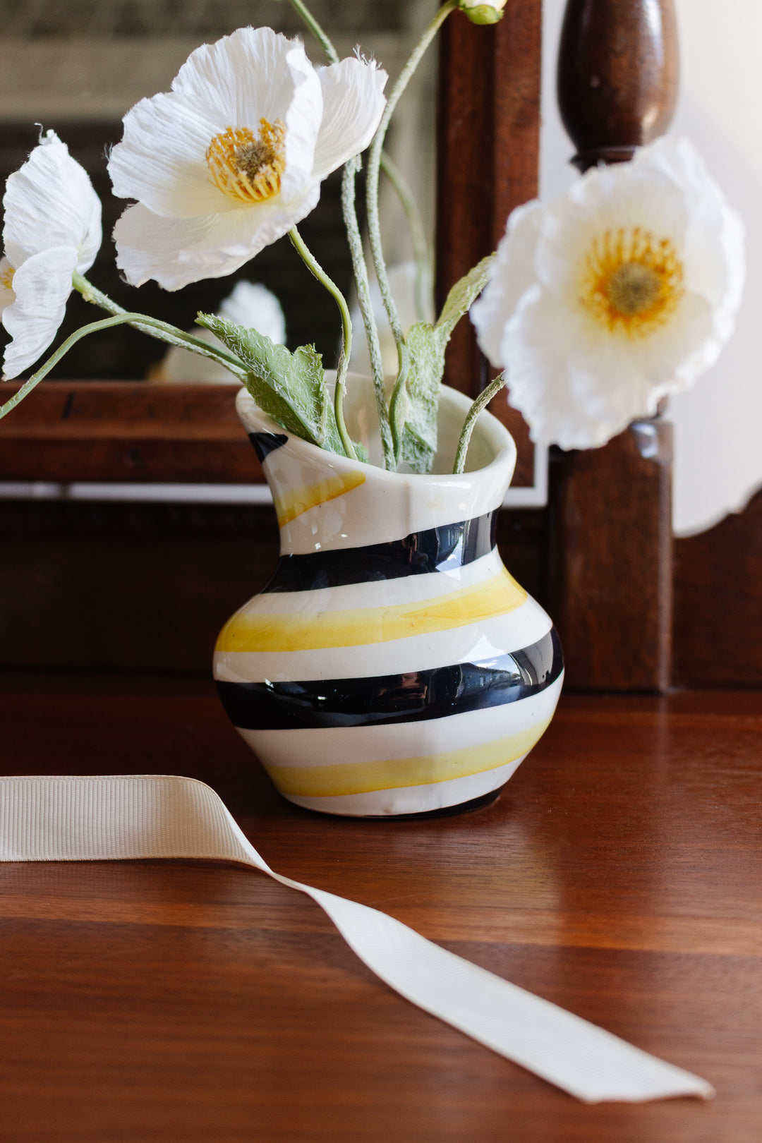 vintage french "poët-laval poterie" vase