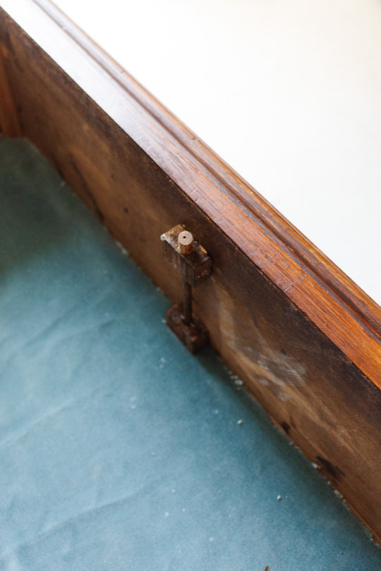antique french walnut lion head box table