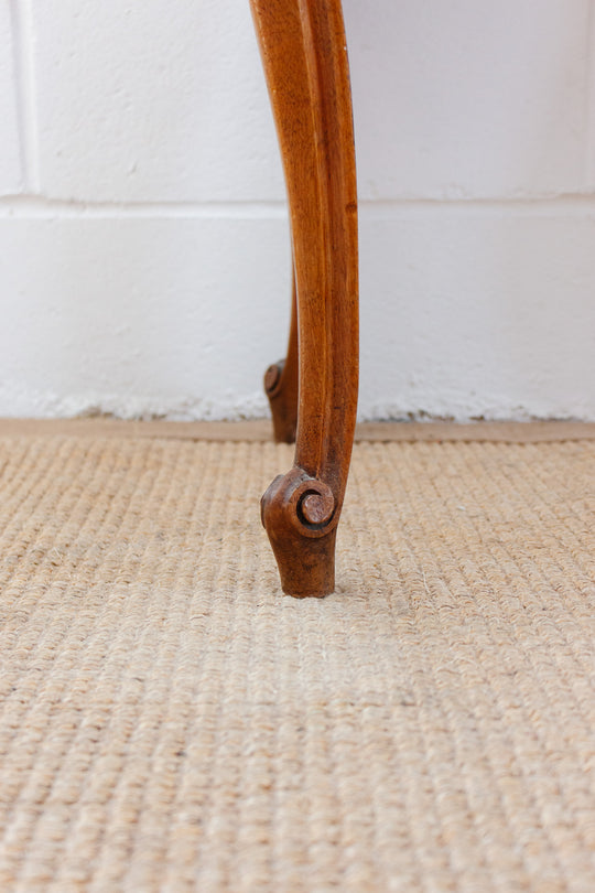 antique french Louis xv style marble top nightstand