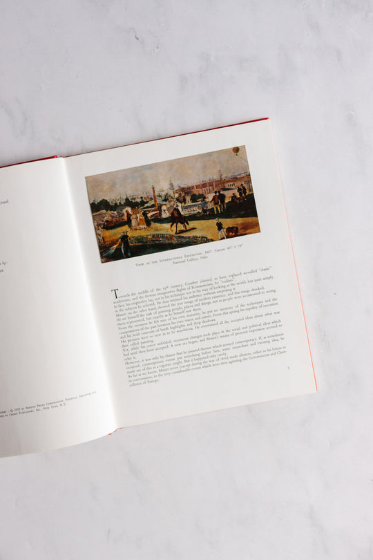 vintage Manet art book