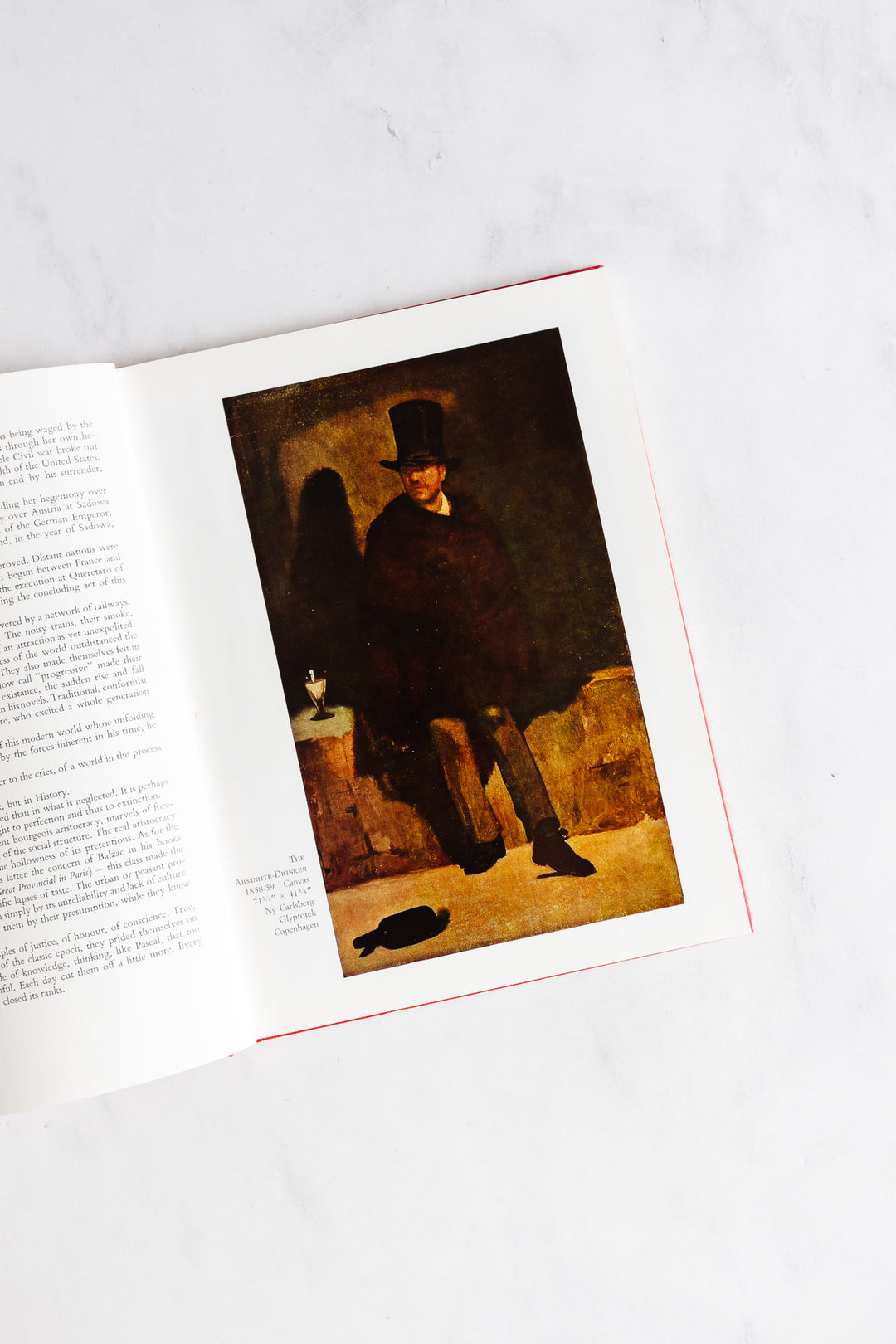 vintage Manet art book