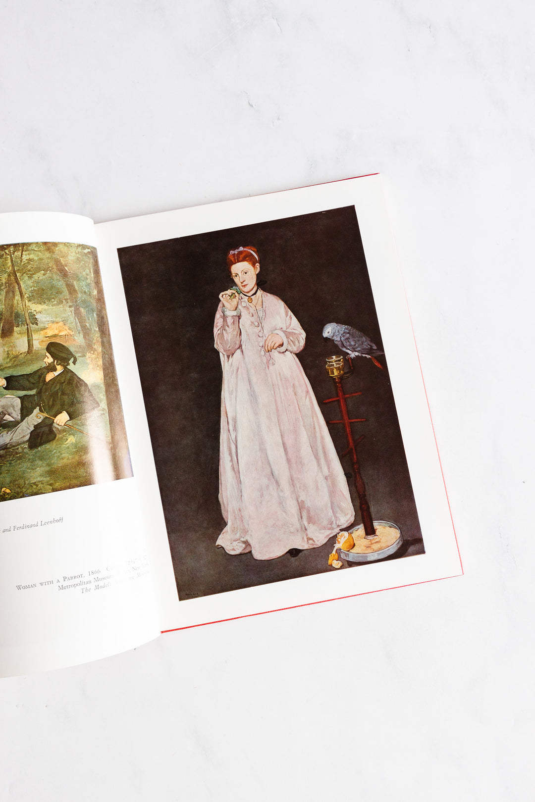 vintage Manet art book