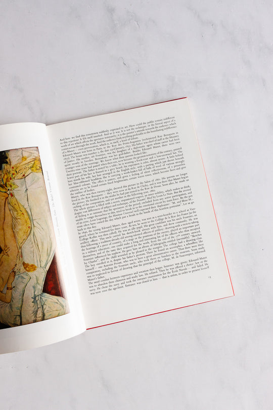 vintage Manet art book