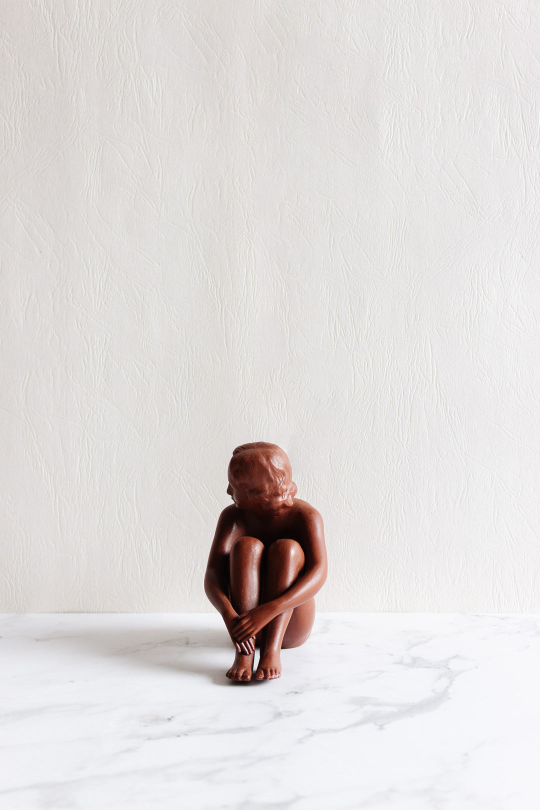 midcentury bisque porcelain goebel seated nude sculpture