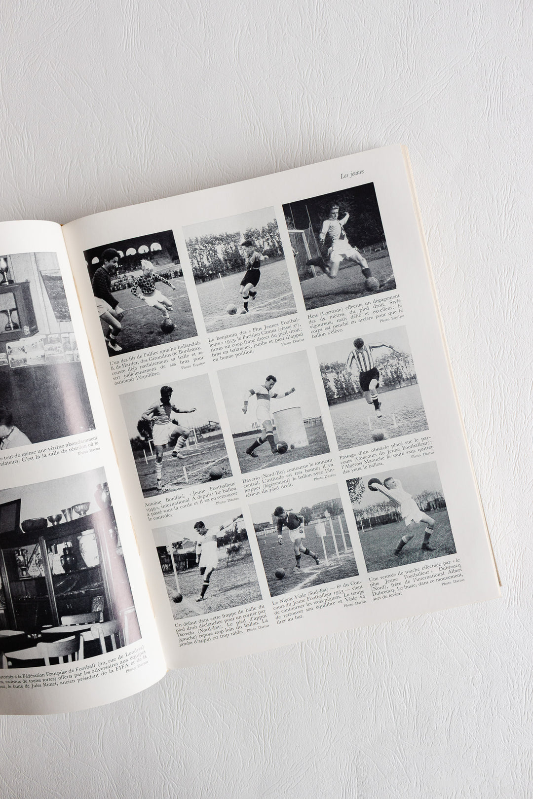 "le football" midcentury french coffee table books: volumes 1 and 2